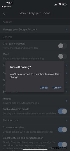 【Android・iPhone対応】GmailアプリのMeetタブを無効化して受信箱を広く使う方法