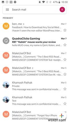新しいモバイル版Gmailをマスターするための10のヒント