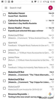 新しいモバイル版Gmailをマスターするための10のヒント