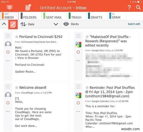 iPadの純正Mailアプリに代わる8つの注目代替アプリ