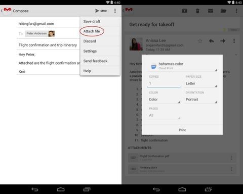 Android版Gmail 4.7アップデート――あらゆるファイルの添付・ダウンロードについに対応、「不在時自動返信」機能も追加