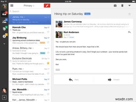 iOS版Gmailアプリがアップデート、iPadでのマルチタスクがさらに快適に