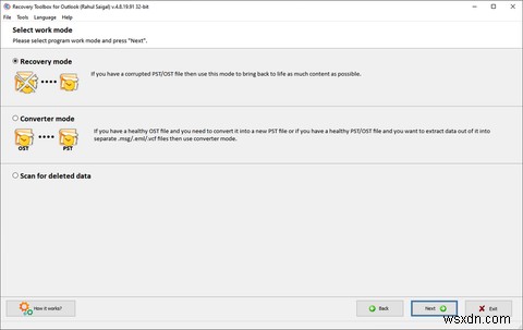 Recovery Toolbox for Outlookで破損したPST・OSTファイルを修復・復元する方法