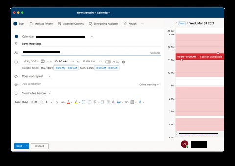 Microsoft Outlookで会議をスケジュールする方法|予定表アシスタントの使い方を徹底解説