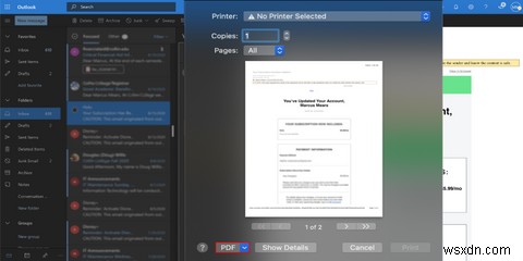 OutlookのメールをPDFとして保存する方法【Mac・Windows対応】