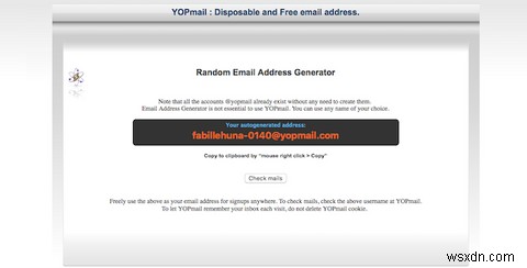 YOPmailで一時的なメールアドレスを素早く作成する方法