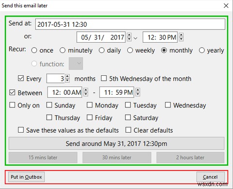 Mozilla Thunderbirdで自動返信と予約送信メールを設定する方法
