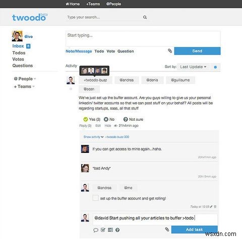 メールに代わるチーム共同作業ツール「Oogwave」「Twoodo」で受信トレイをすっきり整理