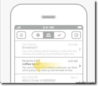 iPhoneの「Mailbox」アプリで受信トレイをゼロにする方法