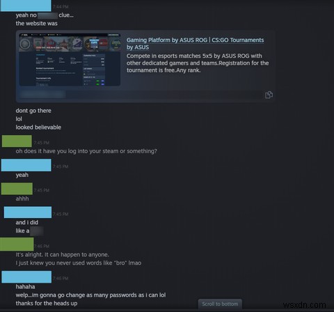 友人アカウントを装った「Steamトーナメント詐欺」の手口と対策を徹底解説