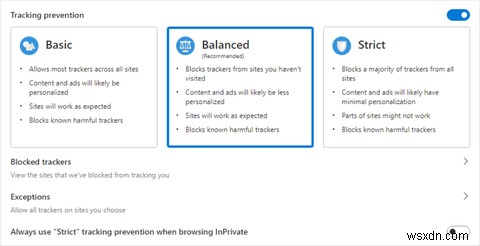 Microsoft Edgeでプライバシーを守る2つの重要機能「InPrivateブラウズ」と「トラッキング防止」