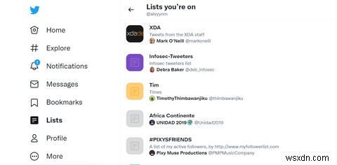 自分がどのTwitterリストに追加されているか確認する方法と、リストから外れる方法