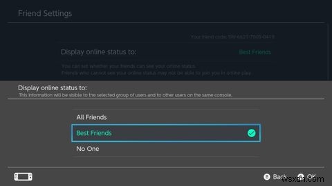 Nintendo Switchのプライバシー設定を変更する方法｜ベストフレンド・オンライン状態・プレイ活動の公開範囲