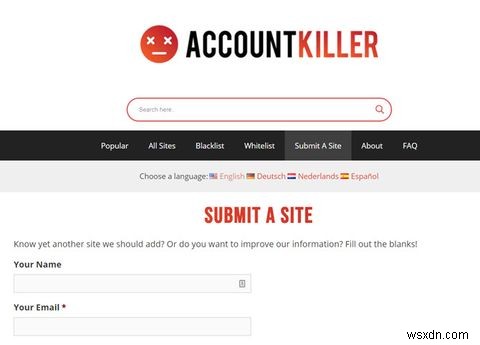 AccountKillerの使い方｜古いオンラインアカウントを削除してプライバシーを守る方法