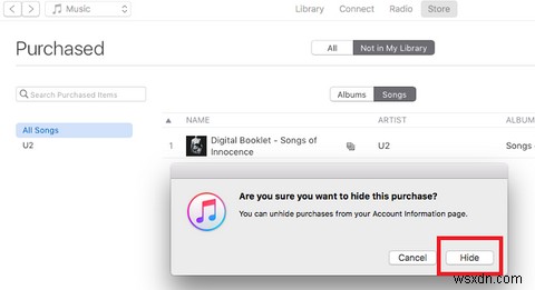 iTunesで購入した音楽を非表示にする方法｜映画やアプリもまとめて隠せます