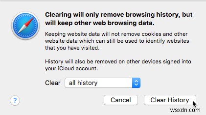 MacのSafariで閲覧履歴・Cookie・キャッシュを消去する方法を徹底解説