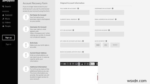 忘れたMySpaceアカウントがあなたの秘密を漏らしている――放置は危険