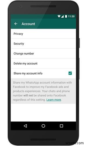 WhatsAppがあなたの情報をFacebookに渡すのを防ぐ方法｜オプトアウト設定の手順を解説