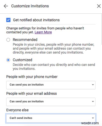 Googleハングアウトで見知らぬ人からの招待をブロックする方法