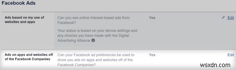 Facebookが他サイトでターゲット広告を表示するのを防ぐ設定方法