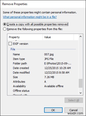 Windows 10で写真から位置情報（EXIFデータ）を削除する方法