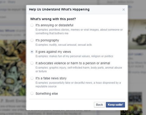 Facebookの新「通報」機能は言論の自由を脅かすのか?