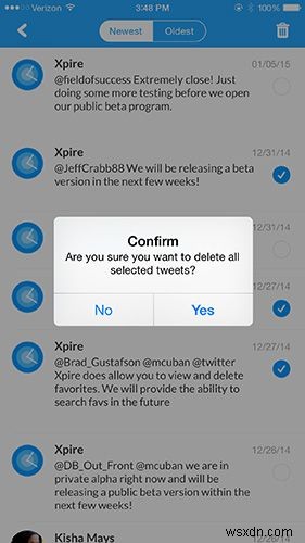 SNSの過去投稿を一括削除＆自動消滅メッセージが作れるアプリ「Xpire」とは