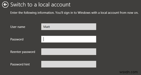 Windows 8.1をプライベートに！ローカルアカウントへの切り替え方法