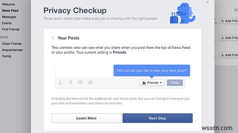 Facebookの「プライバシーチェックアップ」で個人情報を守る方法
