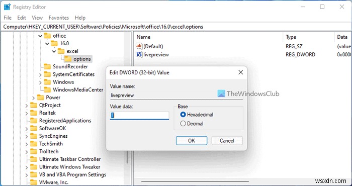 Word・Excel・PowerPointでライブプレビューを有効/無効にする3つの方法