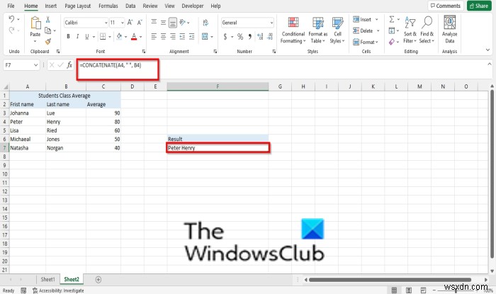 ExcelのCONCATENATE関数でデータの書式を見やすく整える方法