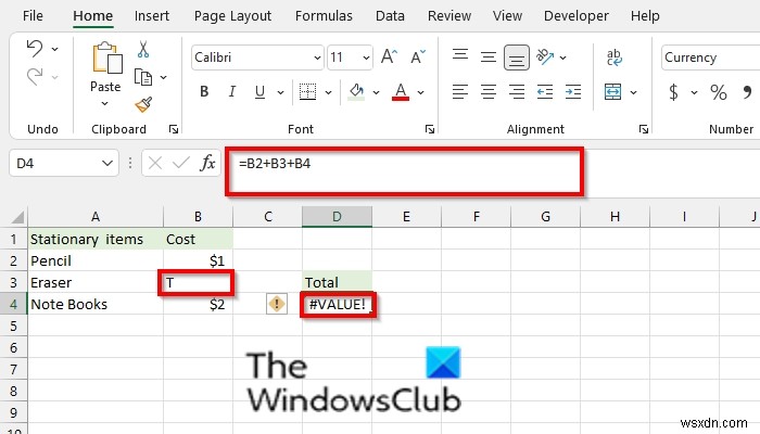 Excelで#VALUE!エラーを修正する方法|原因別の対処法をわかりやすく解説