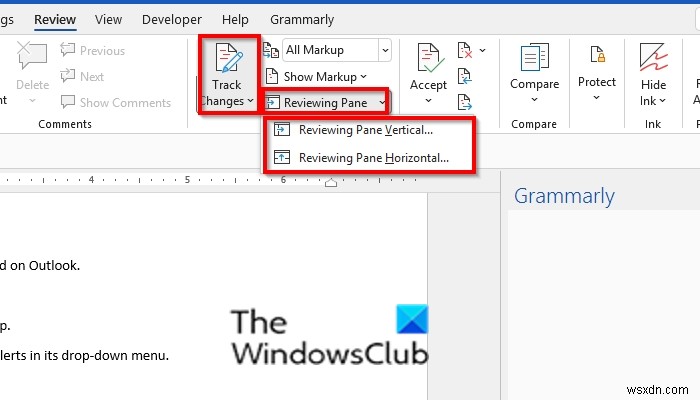 Microsoft Wordで校閲ウィンドウの表示・非表示を切り替える方法