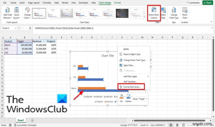 Excelで進捗チャートを作成する方法｜横棒グラフとドーナツ円グラフの手順を解説