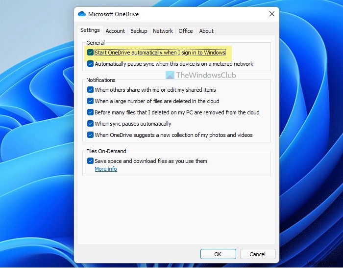 Windows 11/10で起動時にOneDriveが自動的に開かないときの対処法