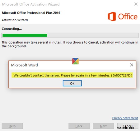 「サーバーに接続できませんでした」Officeライセンス認証時のエラー0x80072EFDの原因と解決方法