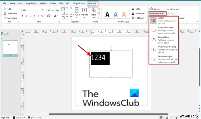 Microsoft Publisherで数値スタイルを適用する方法｜数字のデザインを変える手順を解説