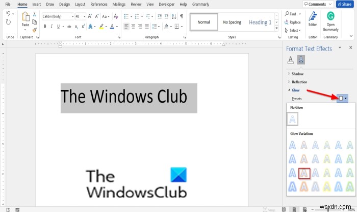 Microsoft Wordで文字をぼかす方法｜グロー効果でアーティスティックな演出を