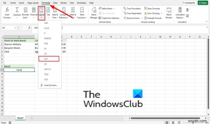 Microsoft ExcelのNOT関数の使い方!基本構文から応用テクニックまで解説