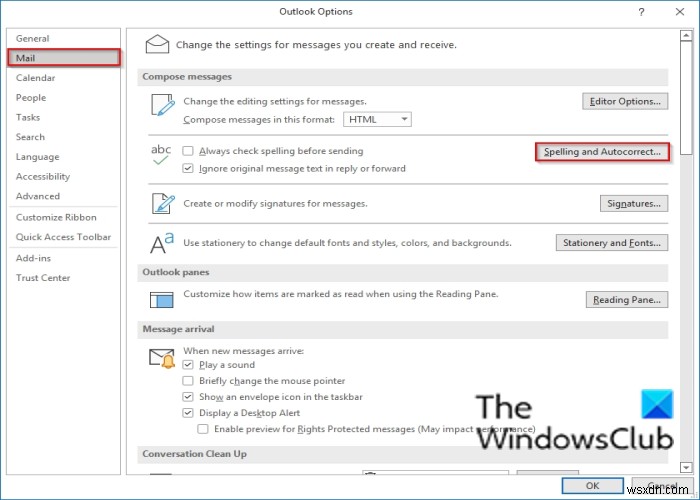 Office 365でスペルチェックを無効にする方法