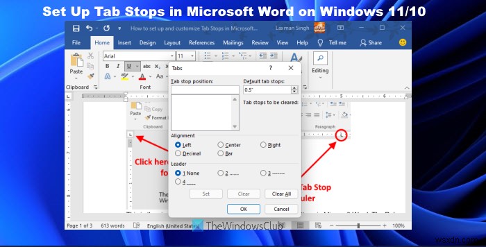 Microsoft Wordでタブストップを設定して使う方法|ルーラーと段落設定の2つの手順を解説