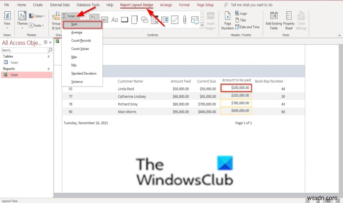 Microsoft Accessのレポートに合計を追加する2つの方法をわかりやすく解説
