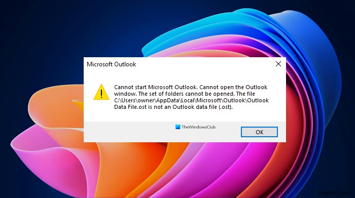 Outlookの「フォルダーのセットを開くことができません」エラーを修正する方法