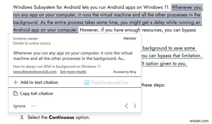 Microsoft Wordを使ってオンライン上の重複テキストを無料でチェックする方法