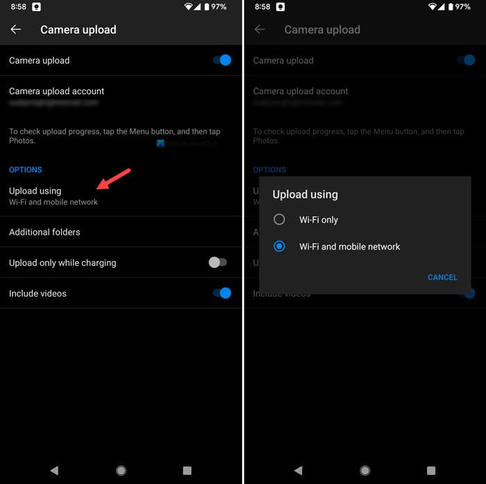 OneDriveのカメラアップロードがAndroidで機能しないときの対処法と有効化手順