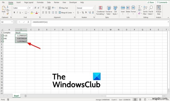 Microsoft ExcelでIMARGUMENT関数を使う方法|複素数の偏角θを求める手順を解説