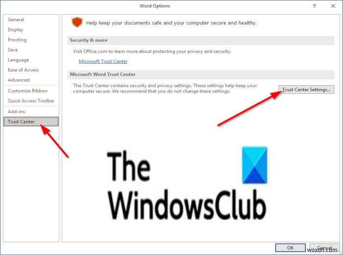 Officeのメッセージバーでセキュリティ警告を有効・無効にする方法