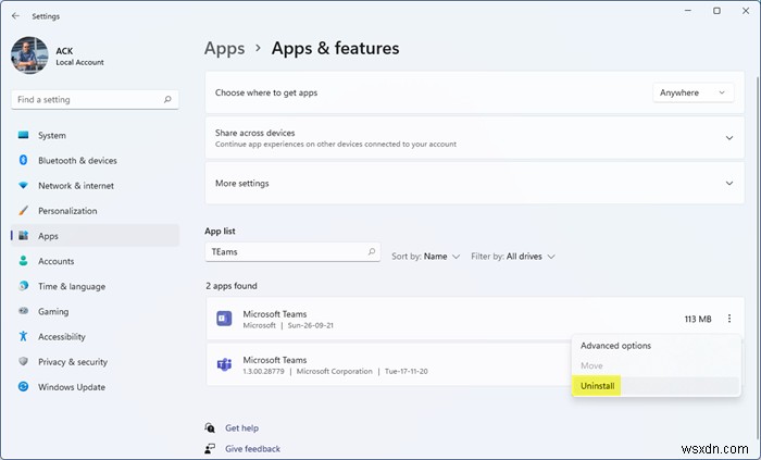 Windows 11でMicrosoft Teamsを無効化・スタートアップから削除・アンインストールする方法