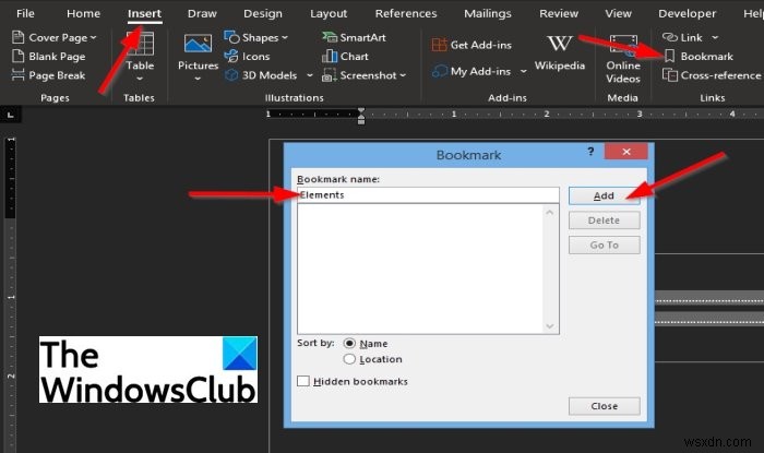 Microsoft Wordで「ブックマークが定義されていません」エラーを修正する方法