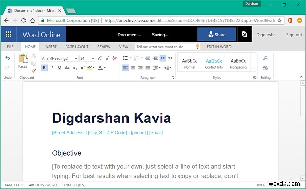 Office Online拡張機能を使ってEdgeとChromeでOfficeドキュメントを作成・編集する方法